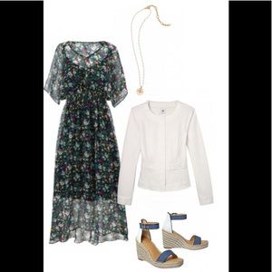 Cabi Fiesta Dress Large 5586 Like New